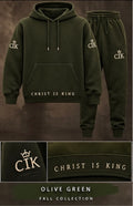 Hoodie & Sweatpant Set (Olive Green)